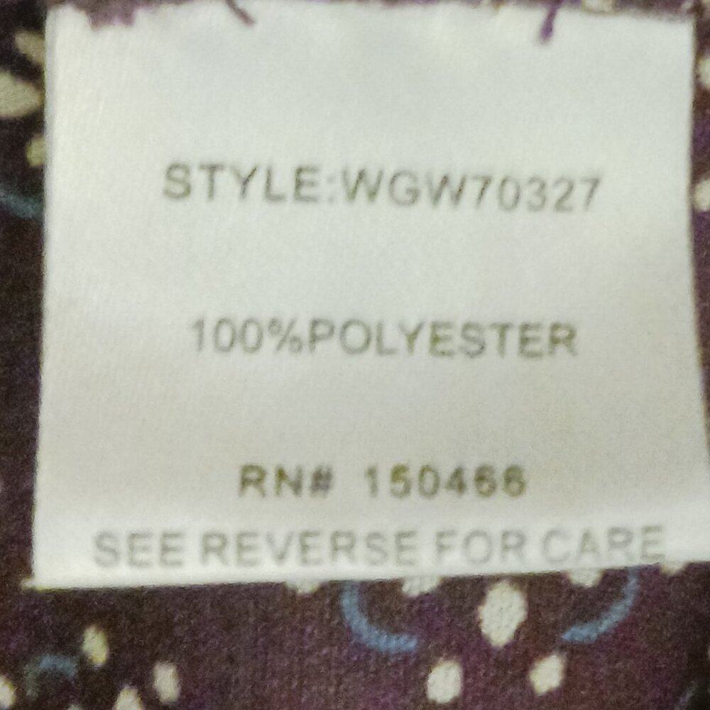 41 Hawthorn Stitch Fix Jimena Shirt Dress Purple Geometric Print XXL EUC Workwea - Picture 12 of 13